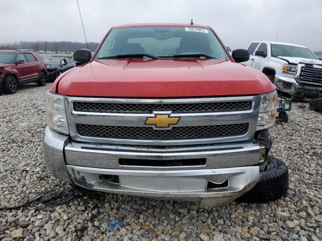 1GCRKREAXCZ341851 - 2012 CHEVROLET SILVERADO K1500 LS RED photo 5