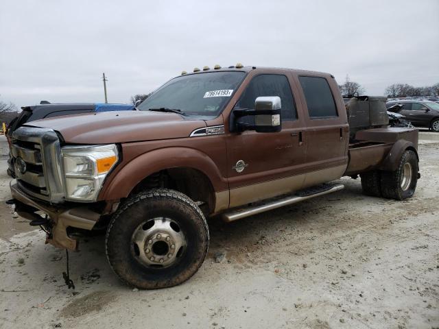 1FT8W3DTXCEC82131 - 2012 FORD F350 SUPER DUTY BROWN photo 1