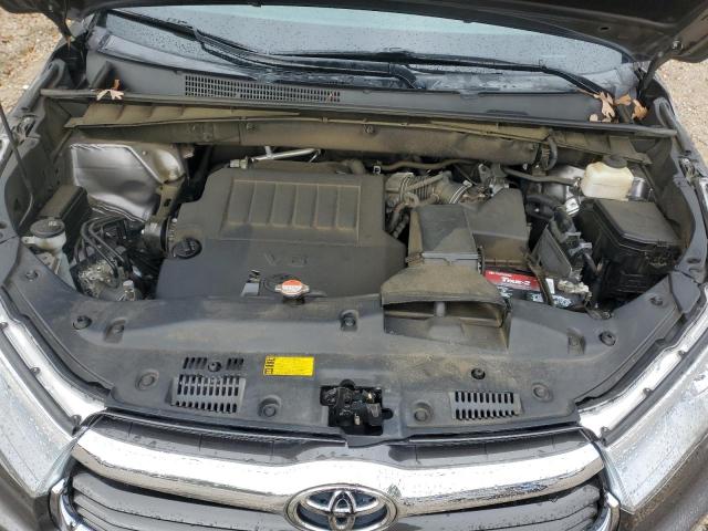 5TDKKRFH5GS504930 - 2016 TOYOTA HIGHLANDER XLE GRAY photo 11