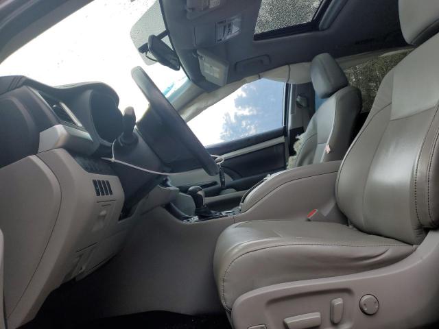 5TDKKRFH5GS504930 - 2016 TOYOTA HIGHLANDER XLE GRAY photo 7