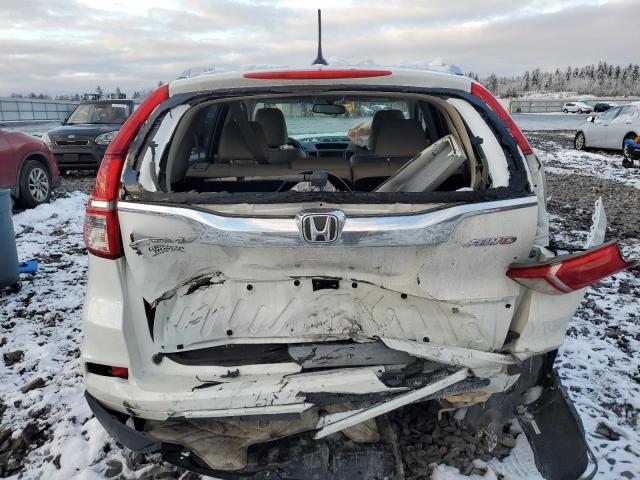 5J6RM4H7XFL108003 - 2015 HONDA CR-V EXL WHITE photo 6