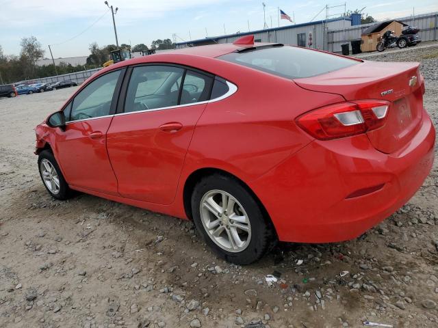 1G1BE5SM6H7186419 - 2017 CHEVROLET CRUZE LT RED photo 2