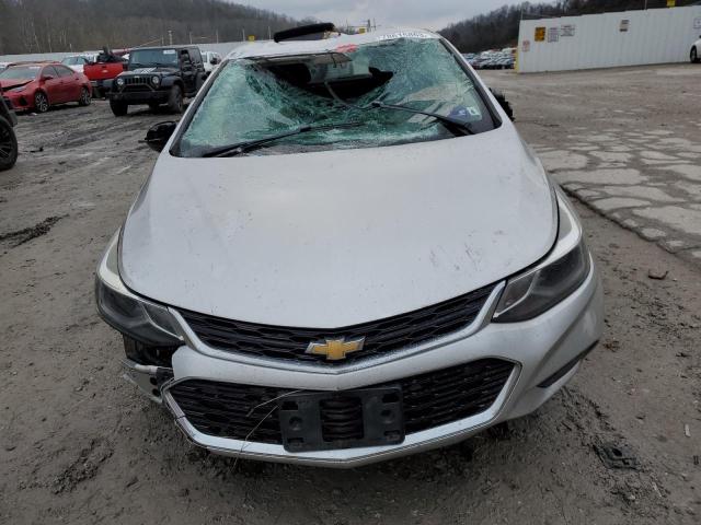 3G1BE6SMXJS627062 - 2018 CHEVROLET CRUZE LT SILVER photo 5