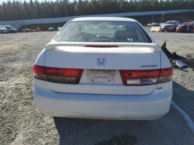 1HGCM668X3A083521 - 2003 HONDA ACCORD EX WHITE photo 6