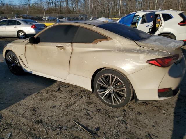 JN1EV7EL1HM551550 - 2017 INFINITI Q60 PREMIUM BEIGE photo 2