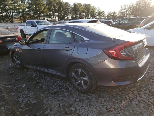 2HGFC2F62LH525331 - 2020 HONDA CIVIC LX GRAY photo 2