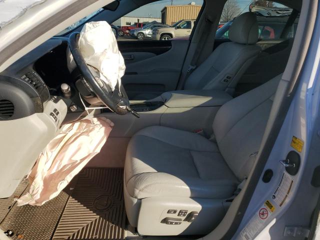 JTHBL46F485064266 - 2008 LEXUS LS 460 WHITE photo 7