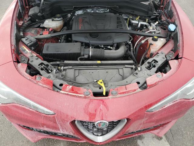 ZASPAKBN1L7C70566 - 2020 ALFA ROMEO STELVIO TI RED photo 12