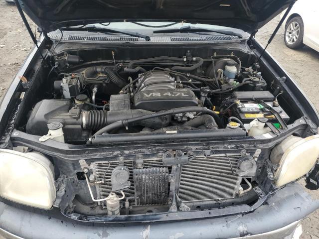 5TBRT34121S139895 - 2001 TOYOTA TUNDRA ACCESS CAB შავი ფოტო 11
