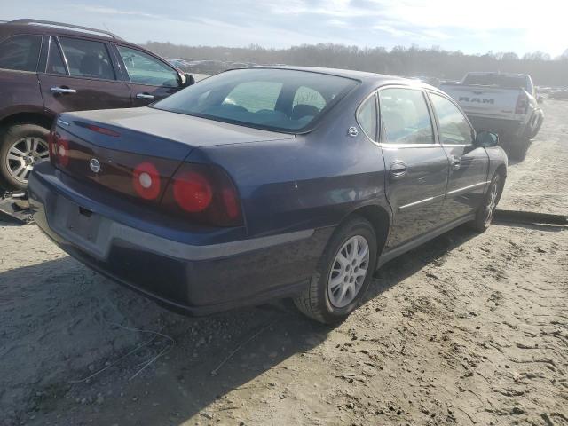 2G1WF52E629187888 - 2002 CHEVROLET IMPALA BLUE photo 3