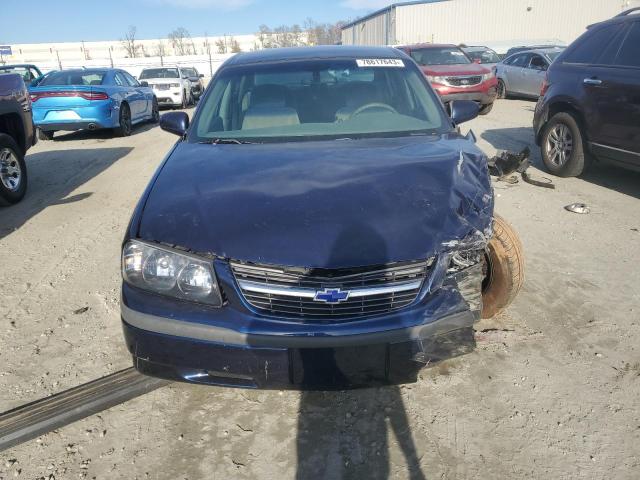 2G1WF52E629187888 - 2002 CHEVROLET IMPALA BLUE photo 5