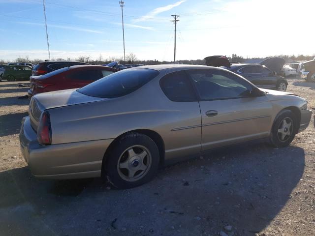 2G1WW12E849192280 - 2004 CHEVROLET MONTE CARL LS BEIGE photo 3