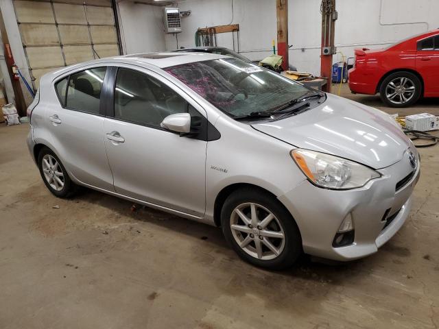 JTDKDTB39C1024558 - 2012 TOYOTA PRIUS C SILVER photo 4