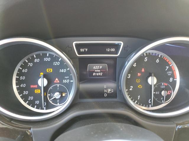 4JGDA5HB2FA542376 - 2015 MERCEDES-BENZ ML 350 4MATIC BLACK photo 9