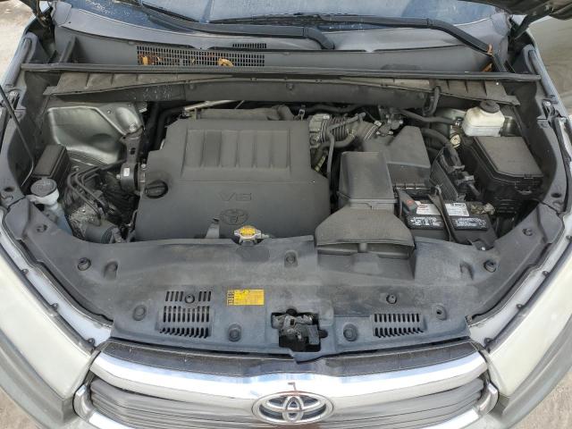 5TDKKRFH0ES026610 - 2014 TOYOTA HIGHLANDER XLE GREEN photo 12