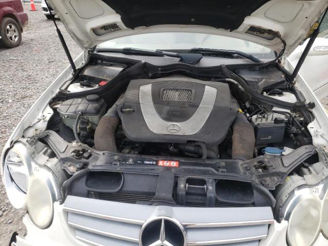 WDBTK56FX7F214421 - 2007 MERCEDES-BENZ CLK 350 WHITE photo 11