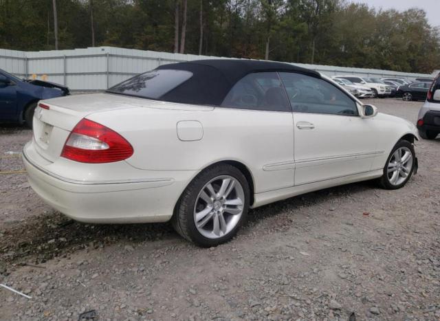 WDBTK56FX7F214421 - 2007 MERCEDES-BENZ CLK 350 WHITE photo 3