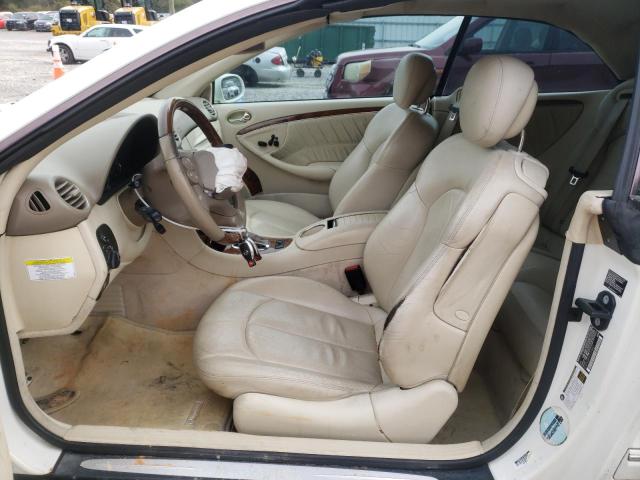 WDBTK56FX7F214421 - 2007 MERCEDES-BENZ CLK 350 WHITE photo 7