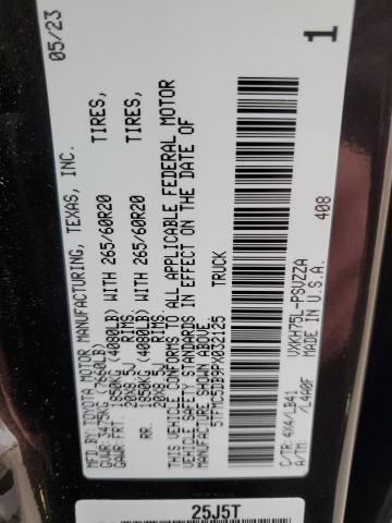 5TFMC5DB9PX032125 - 2023 TOYOTA TUNDRA CREWMAX PLATINUM Braun Foto 13