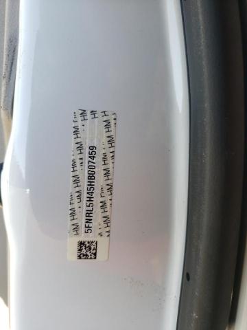 5FNRL5H45HB007459 - 2017 HONDA ODYSSEY EX WHITE photo 13