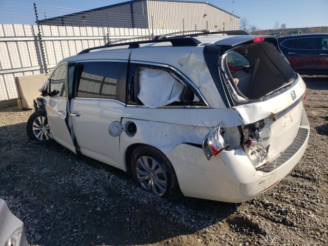 5FNRL5H45HB007459 - 2017 HONDA ODYSSEY EX WHITE photo 2