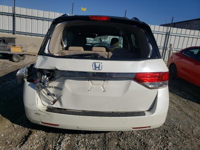 5FNRL5H45HB007459 - 2017 HONDA ODYSSEY EX WHITE photo 6