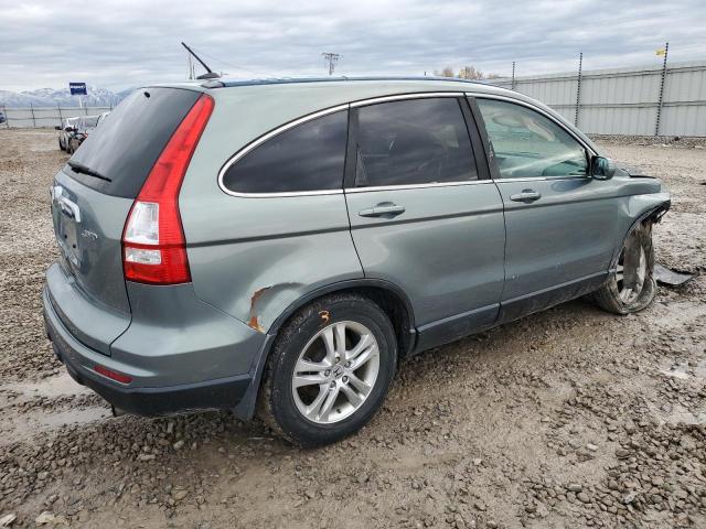 5J6RE4H77AL062281 - 2010 HONDA CR-V EXL GREEN photo 3