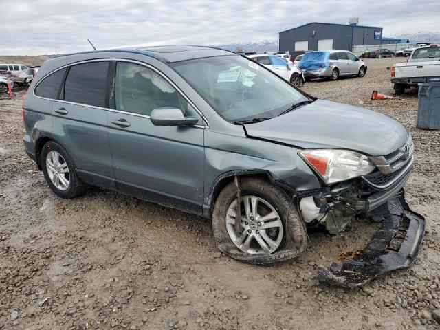 5J6RE4H77AL062281 - 2010 HONDA CR-V EXL GREEN photo 4