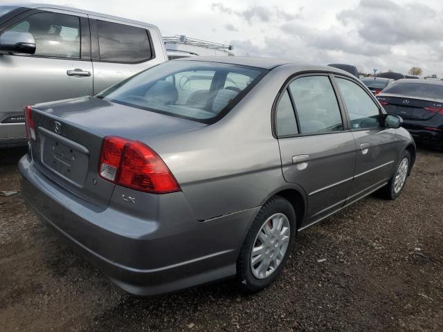 2HGES16504H603588 - 2004 HONDA CIVIC LX SILVER photo 3