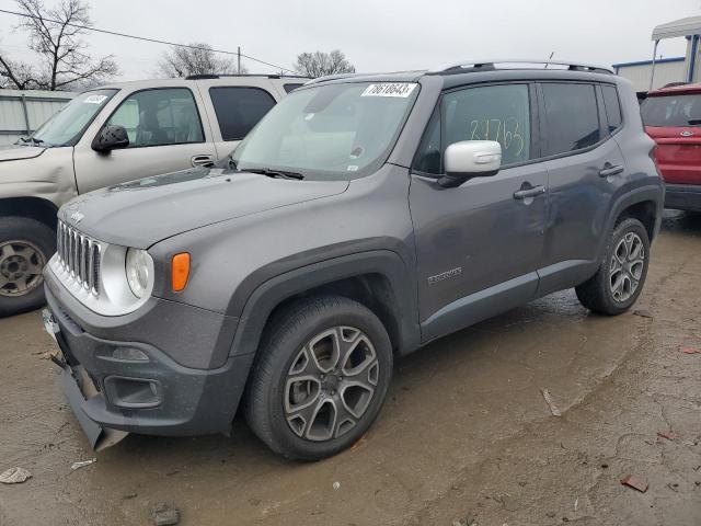 ZACCJBDT5GPD36256 - 2016 JEEP RENEGADE LIMITED GRAY photo 1