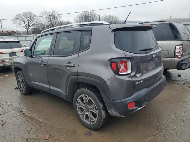 ZACCJBDT5GPD36256 - 2016 JEEP RENEGADE LIMITED GRAY photo 2