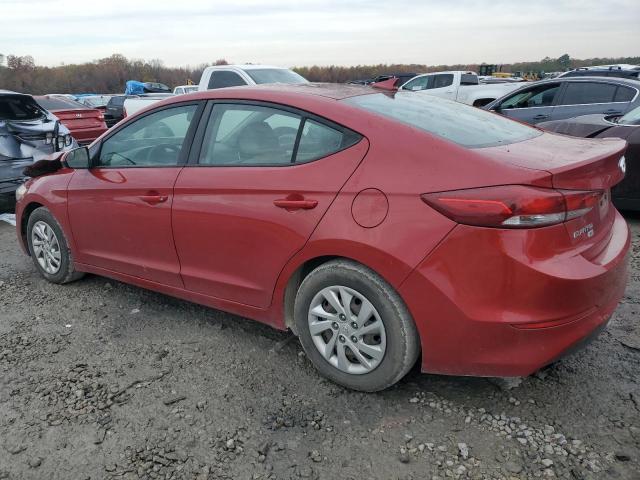 KMHD74LF4HU193404 - 2017 HYUNDAI ELANTRA SE RED photo 2