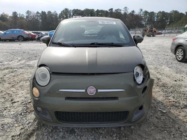 3C3CFFBR6CT370469 - 2012 FIAT 500 SPORT GREEN photo 5