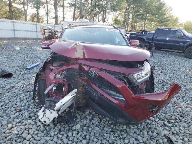 2T3P1RFV9LW136971 - 2020 TOYOTA RAV4 XLE RED photo 5