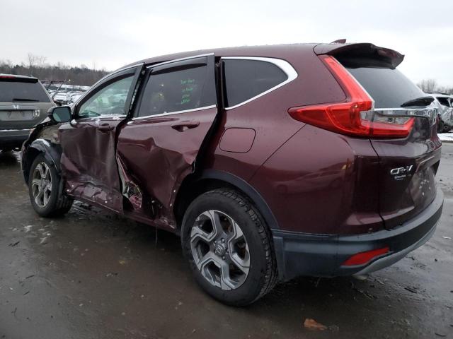 5J6RW2H89KL024773 - 2019 HONDA CR-V EXL BURGUNDY photo 2