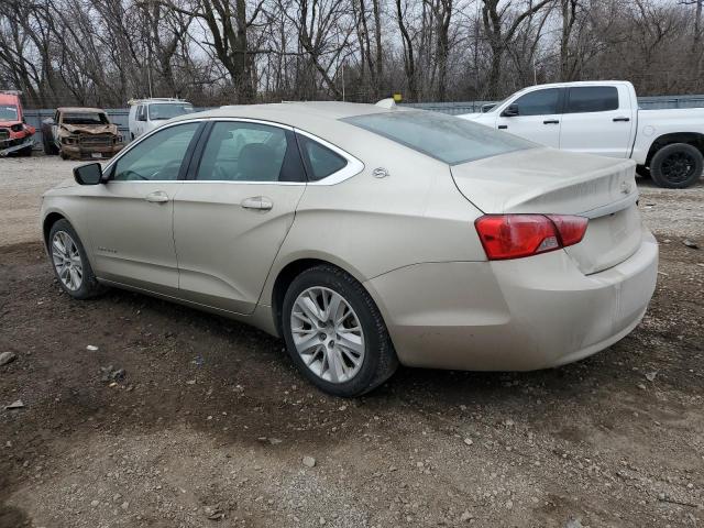 2G11Y5SL3E9189993 - 2014 CHEVROLET IMPALA LS GOLD photo 2