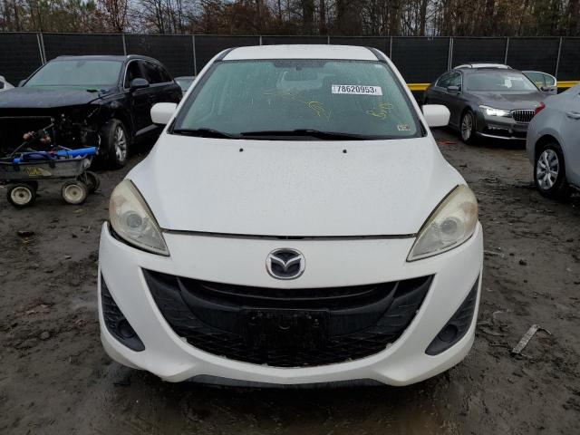 JM1CW2BL3C0106414 - 2012 MAZDA 5 WHITE photo 5