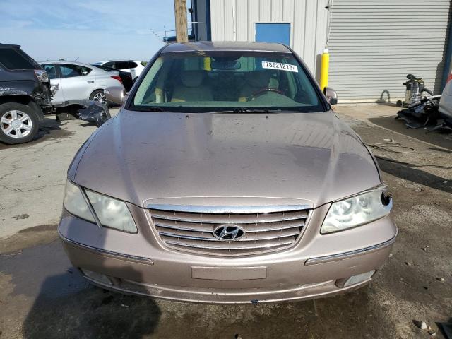 KMHFC46F17A163194 - 2007 HYUNDAI AZERA SE TAN photo 5