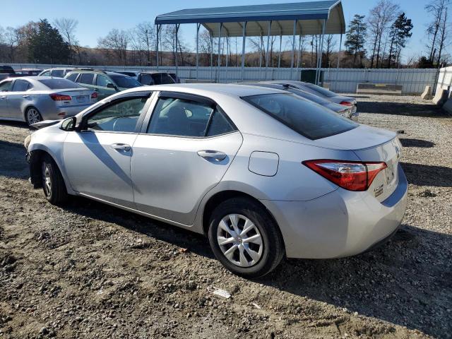 2T1BURHE1GC589061 - 2016 TOYOTA COROLLA L TAN photo 2