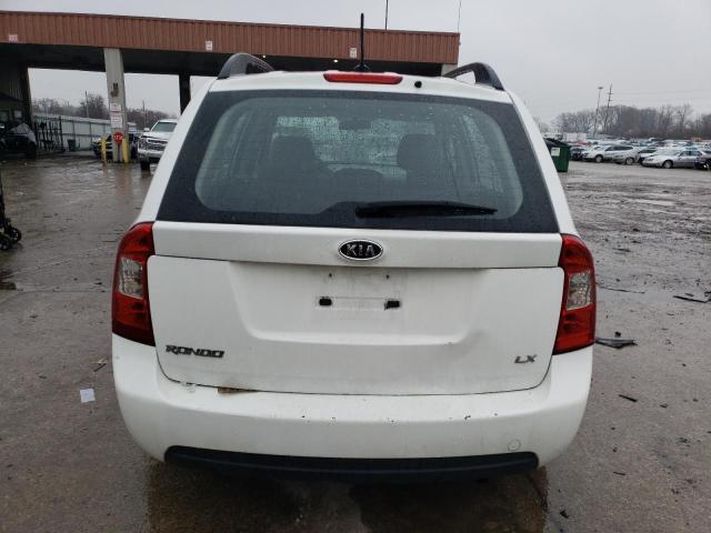 KNAFG528697266114 - 2009 KIA RONDO BASE WHITE photo 6