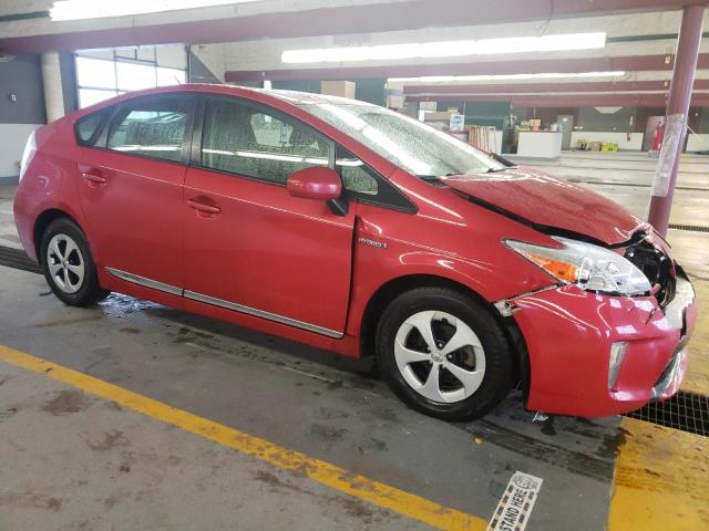 JTDKN3DU2C1587454 - 2012 TOYOTA PRIUS RED photo 4