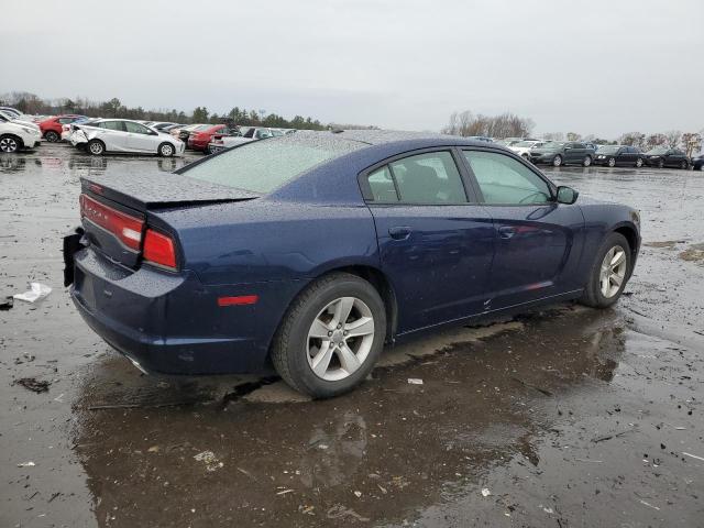 2C3CDXBG2DH579972 - 2013 DODGE CHARGER SE BLUE photo 3