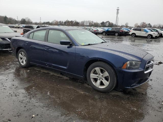 2C3CDXBG2DH579972 - 2013 DODGE CHARGER SE BLUE photo 4