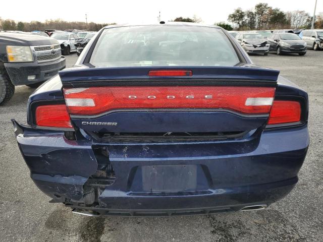 2C3CDXBG2DH579972 - 2013 DODGE CHARGER SE BLUE photo 6