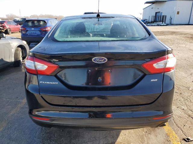 3FA6P0H71GR266828 - 2016 FORD FUSION SE BLACK photo 6