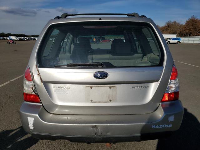 JF1SG63697H744480 - 2007 SUBARU FORESTER 2.5X SILVER photo 6