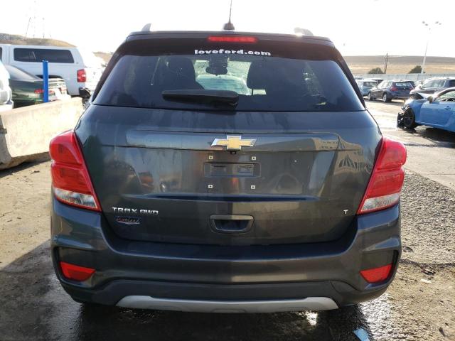 3GNCJPSB4HL280058 - 2017 CHEVROLET TRAX 1LT GRAY photo 6