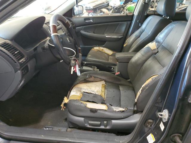 1HGCM66584A050086 - 2004 HONDA ACCORD EX BLUE photo 7