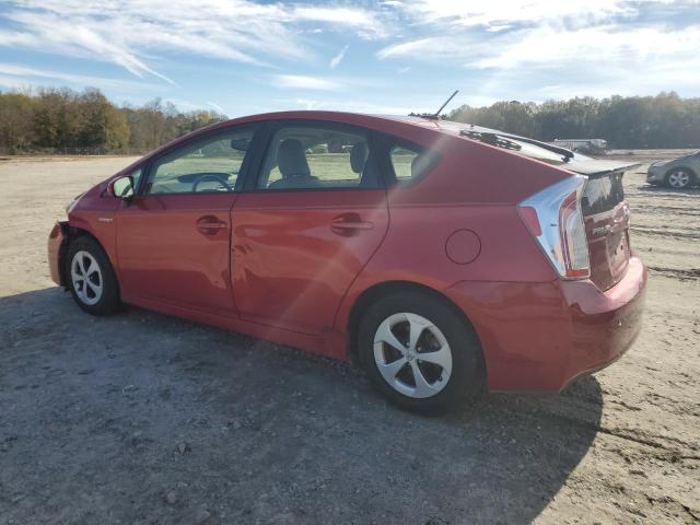 JTDKN3DUXD1725968 - 2013 TOYOTA PRIUS RED photo 2