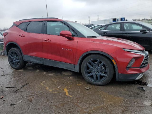 3GNKBCR4XPS186456 - 2023 CHEVROLET BLAZER 2LT RED photo 4